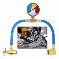 Wężyk Z Manometrem Do Gazu Napełniania Czynnika Klimatyzacji R134A 1/2 Cala