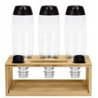 OCIEKACZ SPINEL SODA STOJAK BAMBUSOWY NA TRZY BUTELKI DO SATURATORA STREAM