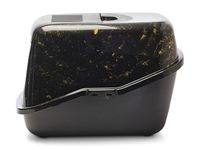 Kuweta NESTOR Marble black gold