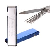 przetyczki stalowe - 6cm do przetykania palników - metalowe etui