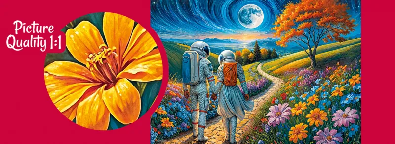 Puzzle 1000 elementów. Kosmiczna miłość 30813 zdjęcie 4