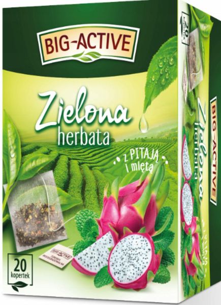 BIG ACTIVE Zielona 20tb Pitaja Mięta zdjęcie 1