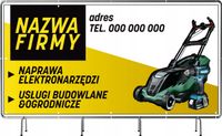 Baner Reklamowy 130x80 cm - Naprawa elektronarzędzi