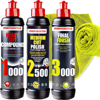 Menzerna Zestaw Pasta Polerska 1000 2500 3000 Do Polerowania Lakieru Auta