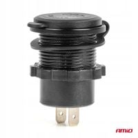 SZYBKA ŁADOWARKA SAMOCHODOWA TESTER NAPIĘCIA WOLTOMIERZ USB+USB-C 12V 24V