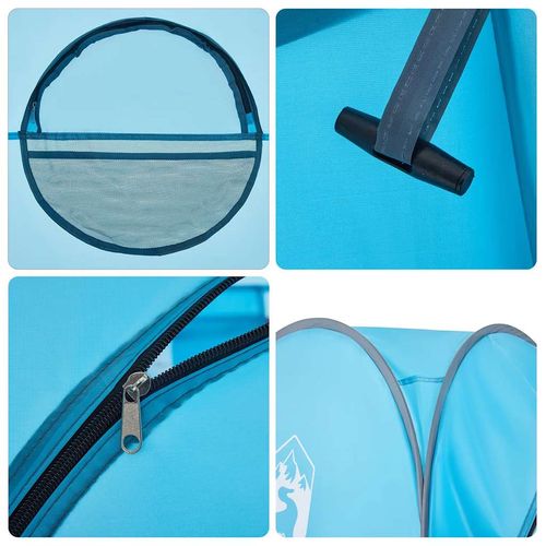 Namiot przebieralnia typu pop-up, niebieski, wodoszczelny na Arena.pl