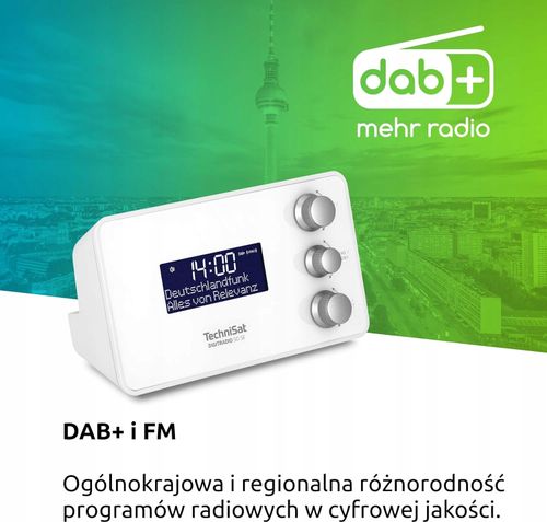 Radio sieciowe DAB+, FM TechniSat DIGITRADIO 50 SE Biały HIT ! na Arena.pl