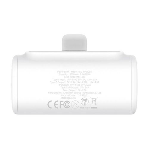 powerbank os-baseus compact ip 5000mah 20w (biały) na Arena.pl