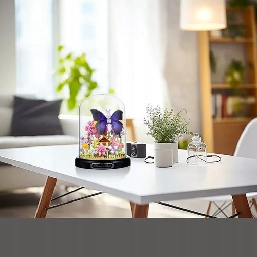 KLOCKI DO BUDOWANIA OGRODU KWIATÓW, ZESTAW KLOCKÓW KWIATY OGRÓDEK, PREZENT na Arena.pl