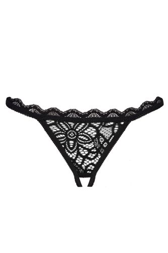 Otwarte Seksowne Stringi Muled Black Livco Corsetti L/XL na Arena.pl