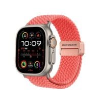 DUX DUCIS pasek MIXTURE PRO pleciony do Apple Watch 38 / 40 / 41 mm guava