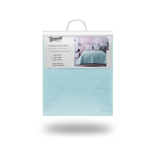 Narzuta Next Cube Mint & Light Grey 200x220 na Arena.pl