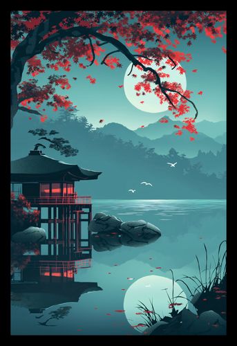 Plakat 20x30cm Japoński Pawilon na Arena.pl