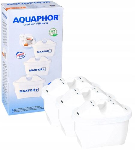 Wkład filtrujący filtry do wody Aquaphor Maxfor+ plus 3 sztuki na Arena.pl