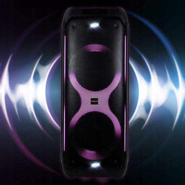 Głośnik Bluetooth Karaoke Manta Przenośny Athos Mikrofon USB Power Audio zdjęcie 11