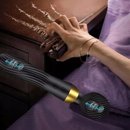 Wibrator Damski Ekskluzywny Masażer Łechtaczki 2w1 Sex Dildo Dwustronny na Arena.pl