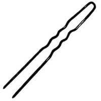 Wsuwki do koków czarne, falowane, 75 mm, 16 szt 1129-33