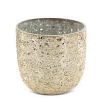 Świecznik dekoracyjny glamour MELIA 12X12X12 złoty