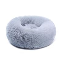 Pluszowe legowisko dla zwierząt domowych 100*20cm jasnoszary