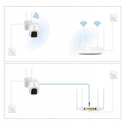 KAMERA ZEWNĘTRZNA IP WiFi OBROTOWA 8 MPX 8 MP 4K IP66 ZOOM 5X DETEKCJA na Arena.pl