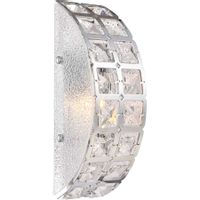 Kinkiet LAMPA ścienna ADRIANA 67030W Globo przyścienna OPRAWA glamour z kryształkami crystal przezroczysta