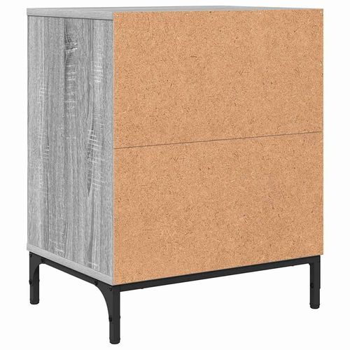 Stolik nocny z szufladą Szary dąb sonoma 49 x 36 x 61 cm na Arena.pl