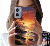 ETUI DO MOTOROLA E15 / G05 - PLAŻA, WAKACJE, TROPIKALNA WYSPA OBUDOWA