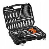 NEO TOOLS ZESTAW KLUCZY 220 ELEMENTÓW 1/2", 3/8", 1/4" 10-220