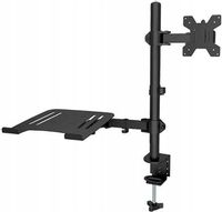 Uchwyt do monitora 10-32 i laptopa 12-17cali Biurkowy Regulowany