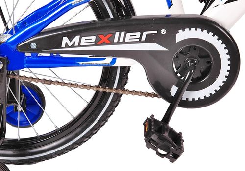 Rower 20 MEXLLER BMX biał/nieb + koszyk  16r na Arena.pl