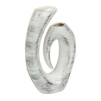 Wazon Ceramiczny Symfonia flakon biało-czarny eco