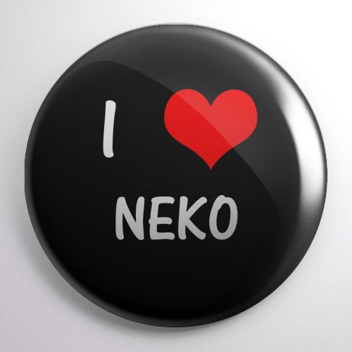 Przypinka I ♥ Neko na Arena.pl