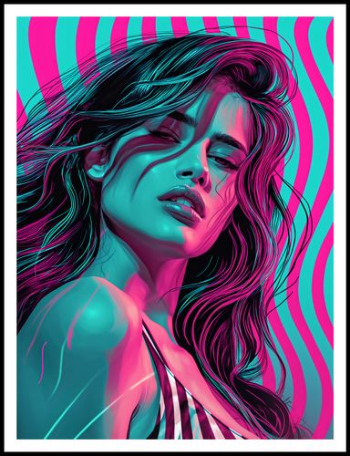 Plakat 75x100cm Neonowy Wzrok na Arena.pl