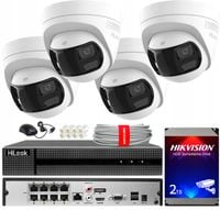 Zestaw Monitoringu IP 6MPx 2x IPC-T260HAD-LUF/SL Panorama 6MPx HiLook Apka