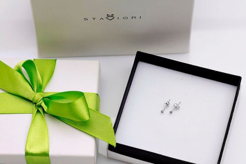 Srebrne kolczyki Staviori na Arena.pl