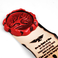 Seal Of Purity Salamander | 8 cm | Metal Żywica | Przypinka | Warhammer 40k