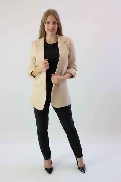 Marynarka Ada Beżowa 42 zdjęcie 5