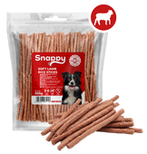 Miekkie smakolyki dla psa - paleczki dla psa jagniecina i ryżem 500g SNAPPY