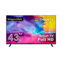 Telewizor Kruger&Matz 43" FHD Google TV, DVB-T2/S2/T/C H.265 HEVC