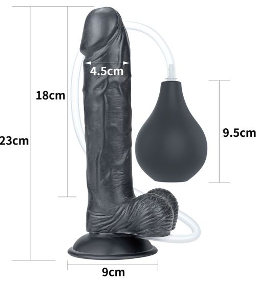 Dildo z funkcją wytrysku zdjęcie 2
