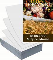 Ulotki A4 reklamowe firmowe 5000szt projekt w cenie DOŻYNKI GMINNE