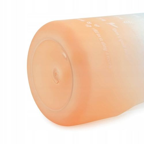 Butelka Na Wodę Bidon z Miarką Ze Słomką Na Siłownie Fitness 700ml + Gratis na Arena.pl