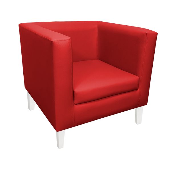 Fotel Monaco nogi 20 białe D15 zdjęcie 1