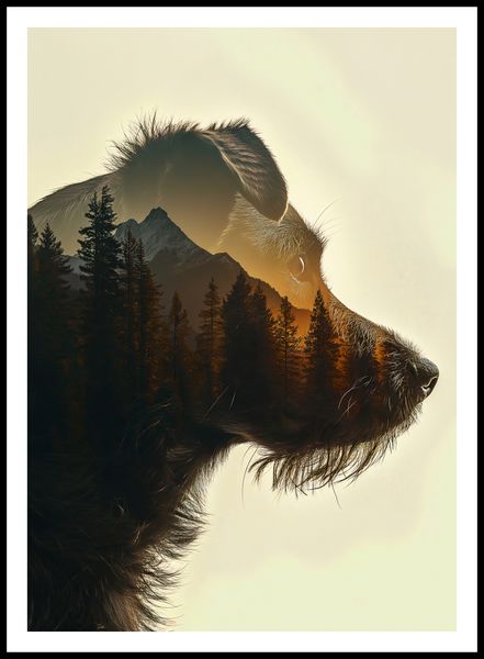 Plakat 64x90cm Psi Duch Lasu zdjęcie 3