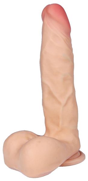 Wyginany Członek Dildo Cyber Skin - Loveclonex Asklepios 8" zdjęcie 3