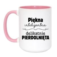 Duży Biało-Różowy 450 ml