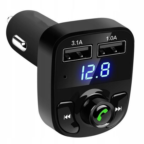 TRANSMITER BLUETOOTH FM MP3 SD ŁADOWARKA 2xUSB na Arena.pl