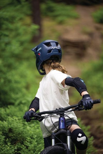 Kask rowerowy dziecięcy full face ABUS YouDrop FF midnight blue S 48-55 cm zdjęcie 9