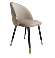 Krzesło Colin noga czarna/złota MG09