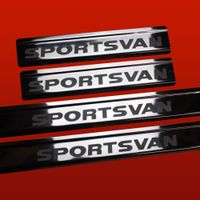 Listwa progowa VOLKSWAGEN GOLF SPORTSVAN Stal nierdzewna 304 połysk 4szt